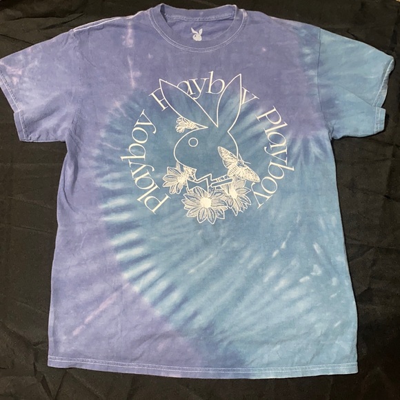 Urban Outfitters x Playboy Unisex Tie Dye Tee Size Small - Picture 1 of 5